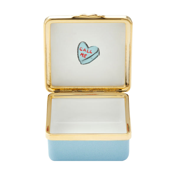 Load image into Gallery viewer, Halcyon Days &quot;Call Me&quot; Enamel Box
