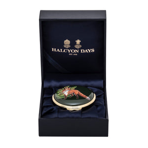 Halcyon Days "Woodland Wildlife - Fox" Enamel Box