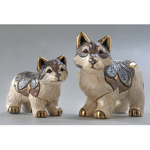 De Rosa Collections Baby Wolf Figurine