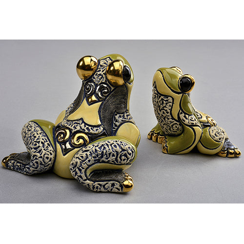 Load image into Gallery viewer, De Rosa Collections Baby Jumping Frog Figurine
