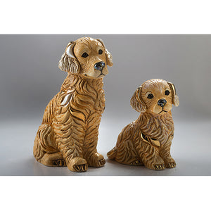 De Rosa Collections Golden Retriever Puppy Figurine