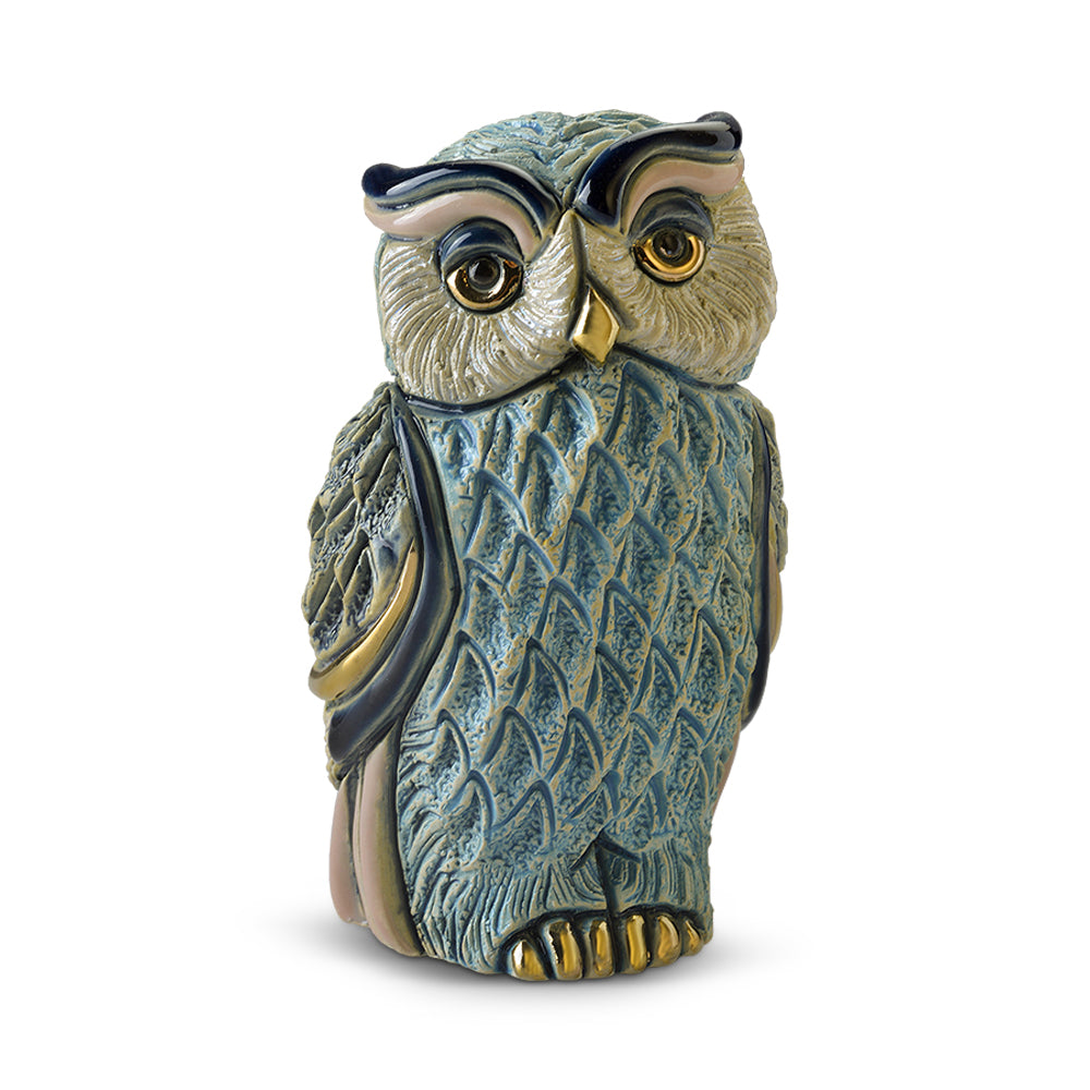 De Rosa Collections Turquoise Owl Figurine