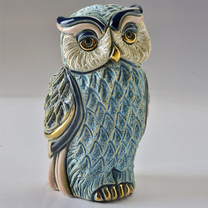 De Rosa Collections Turquoise Owl Figurine