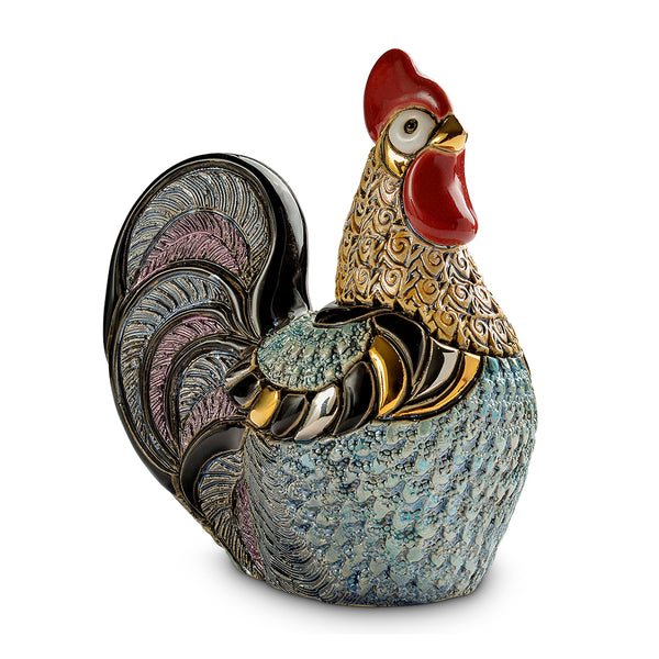 Load image into Gallery viewer, De Rosa Collections Colorful Rooster Figurine
