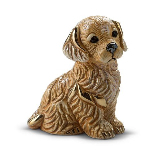 De Rosa Collections Golden Retriever Puppy Figurine