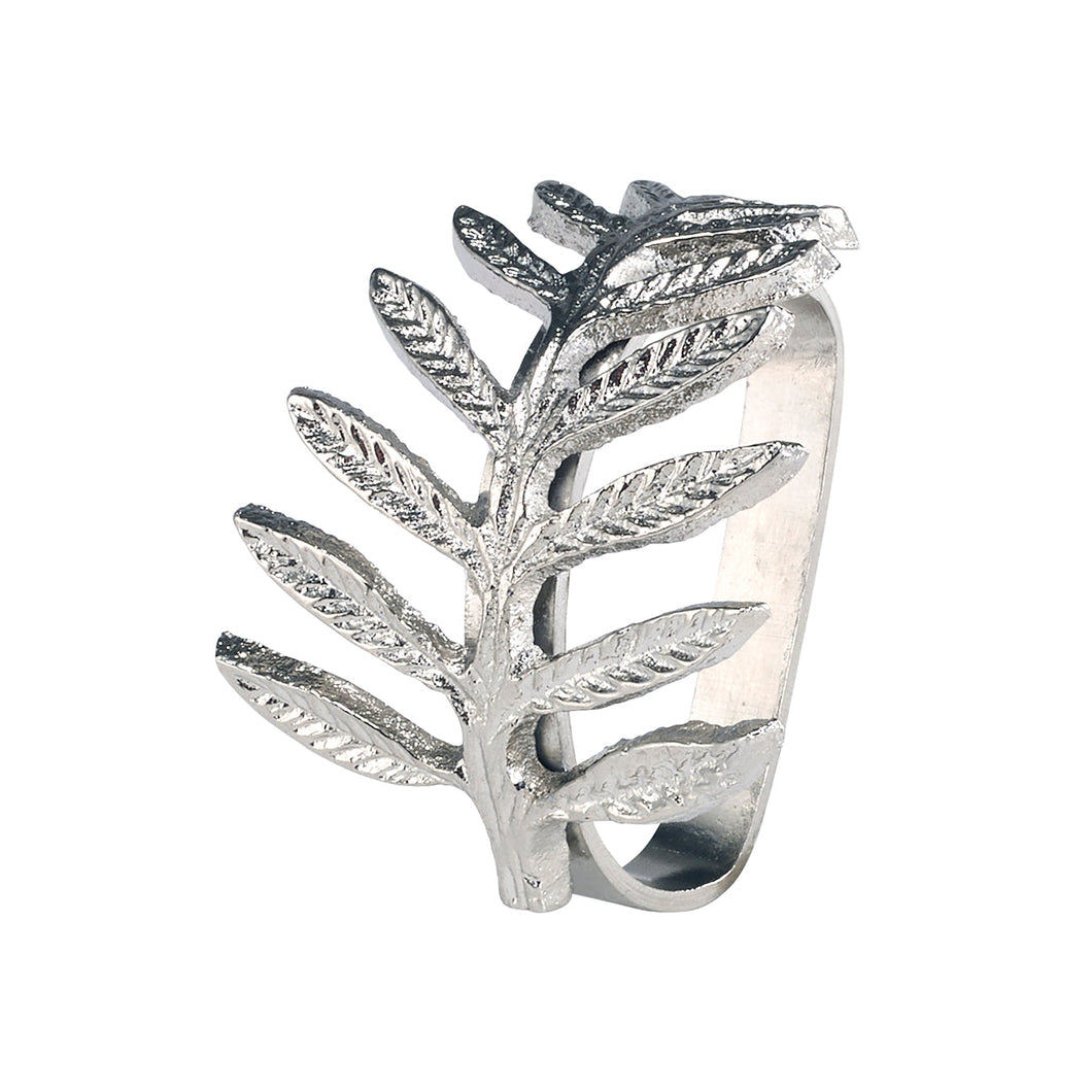 Bodrum Linens Fern - Napkin Rings - Set of 4