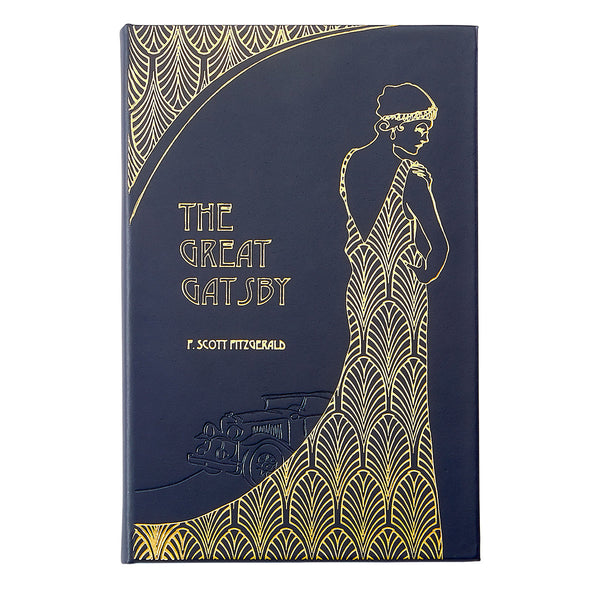 Load image into Gallery viewer, Graphic Image The Great Gatsby - Leather Book
