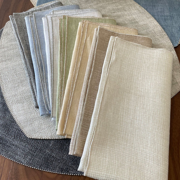 Load image into Gallery viewer, Bodrum Linens Glisten - Linen Napkins - Set of 4
