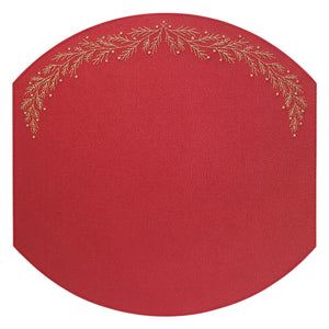 Bodrum Linens Holly - Easy Care Placemats - Set of 4