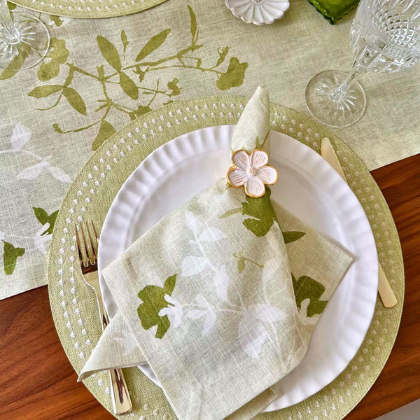 Load image into Gallery viewer, Bodrum Linens Silhouette - Linen Napkins - Set of 4
