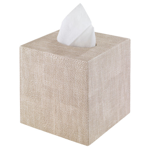 Bodrum Linens Luster Birch Tissue Box