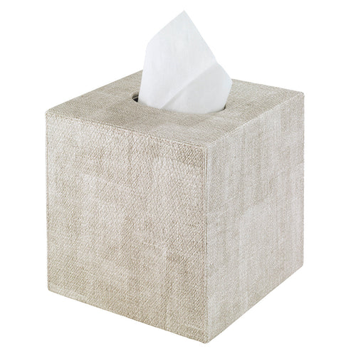 Bodrum Linens Luster Granite Tissue Box