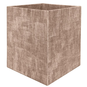 Bodrum Linens Luster Sand Waste Basket