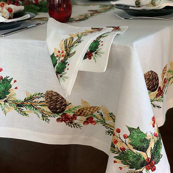 Load image into Gallery viewer, Bodrum Linens Noel - Linen Napkins - Set of 4
