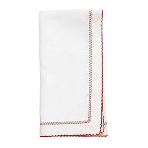 Bodrum Linens Picot - Linen Napkins - Set of 4