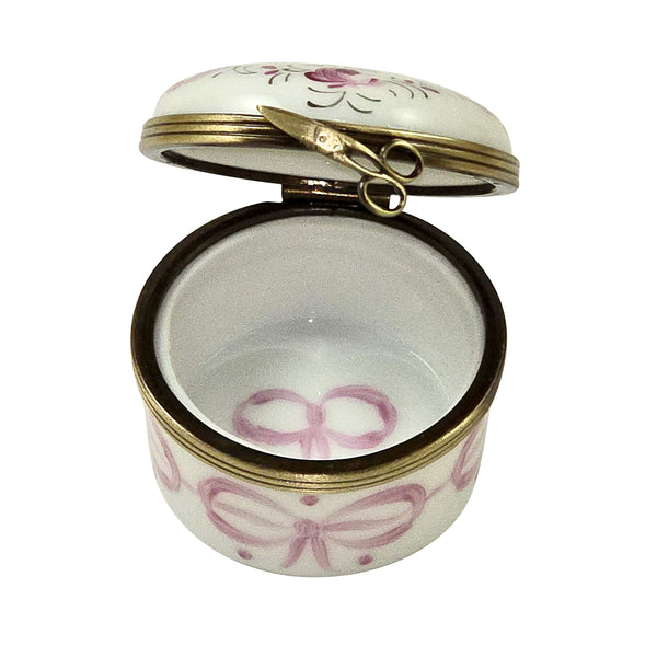 Load image into Gallery viewer, Rochard &quot;Pink First Curl&quot; Limoges Box
