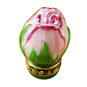 Rochard "Mini Pink Rosebud" Limoges Box