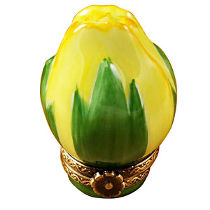 Rochard "Mini Yellow Rose Bud" Limoges Box