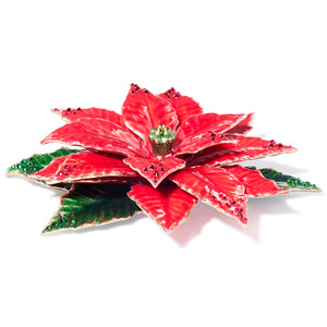 Jay Strongwater Poinsettia Objet