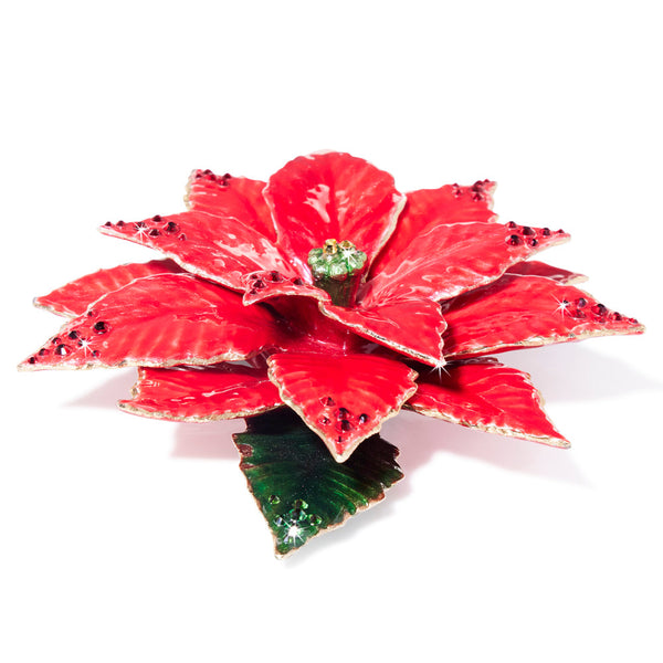 Load image into Gallery viewer, Jay Strongwater Poinsettia Objet
