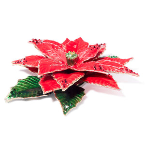 Jay Strongwater Poinsettia Objet