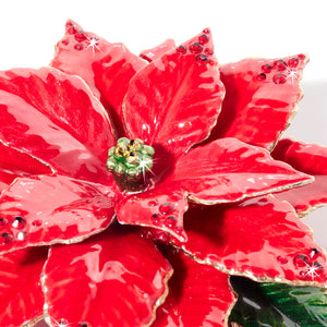 Jay Strongwater Poinsettia Objet