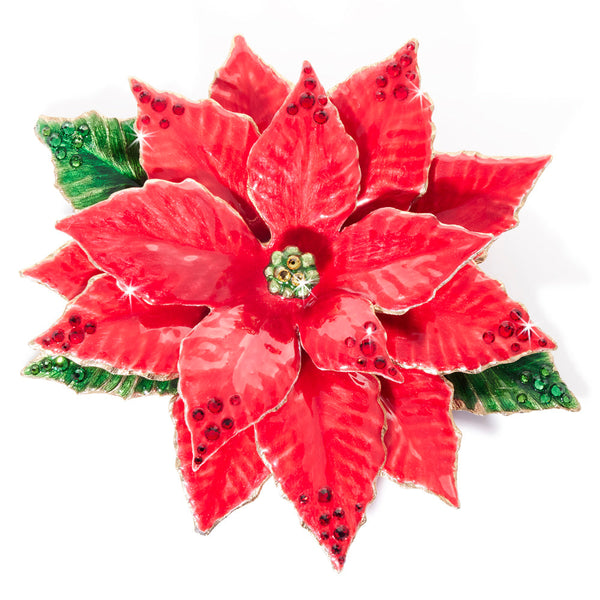 Load image into Gallery viewer, Jay Strongwater Poinsettia Objet
