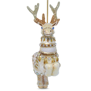 Jay Strongwater Blitzen Glass Ornament