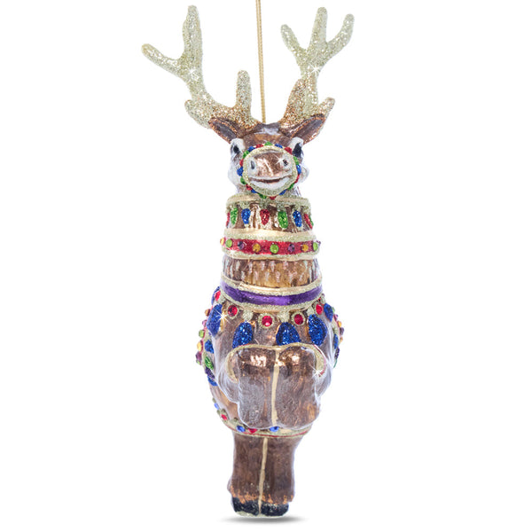 Load image into Gallery viewer, Jay Strongwater Dasher Glass Ornament
