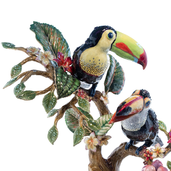 Load image into Gallery viewer, Jay Strongwater Lucy and Axel Toucan Objet
