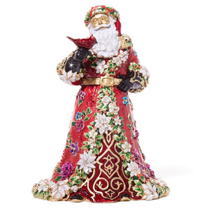 Jay Strongwater Floral Santa