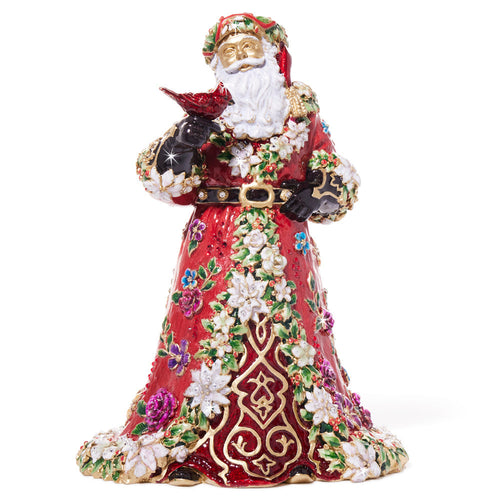 Jay Strongwater Floral Santa