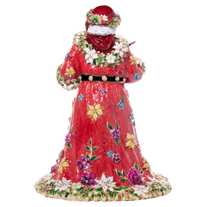 Jay Strongwater Floral Santa