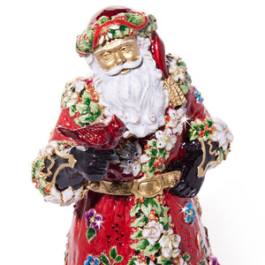 Jay Strongwater Floral Santa