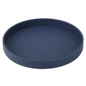 Bodrum Linens Skate Navy Round Tray