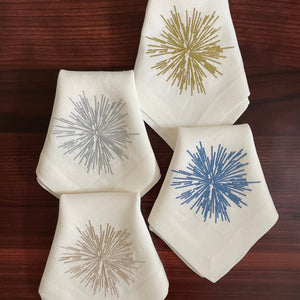 Bodrum Linens Starburst - Linen Napkins - Set of 4