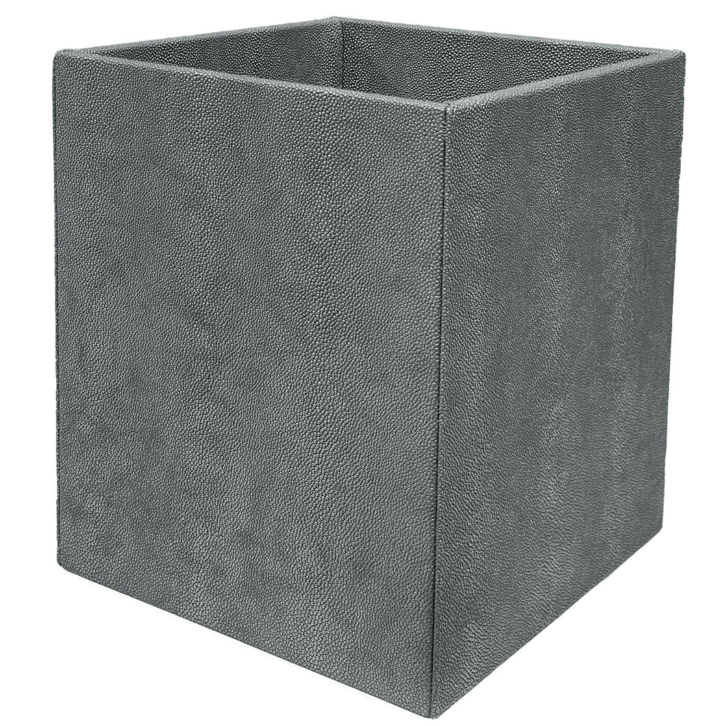 Bodrum Linens Stingray Gray Waste Basket