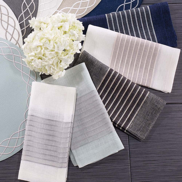 Load image into Gallery viewer, Bodrum Linens Tuxedo - Linen Napkins - Set of 4
