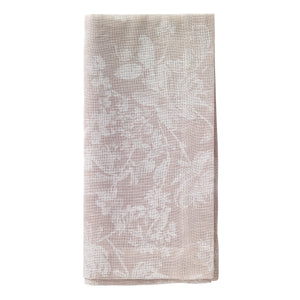 Bodrum Linens White Bloom - Linen Napkins - Set of 4