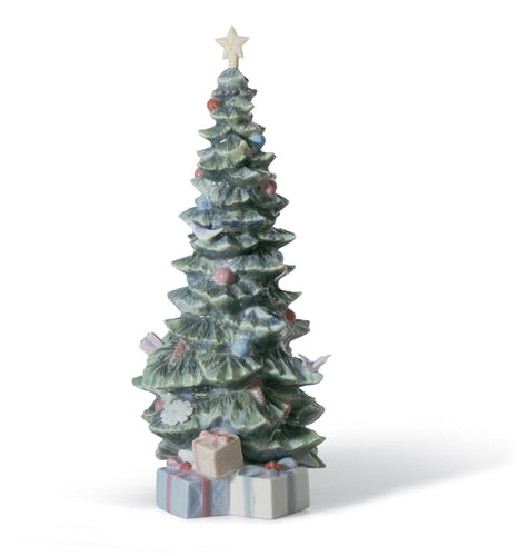 Lladro O Christmas Tree Figurine