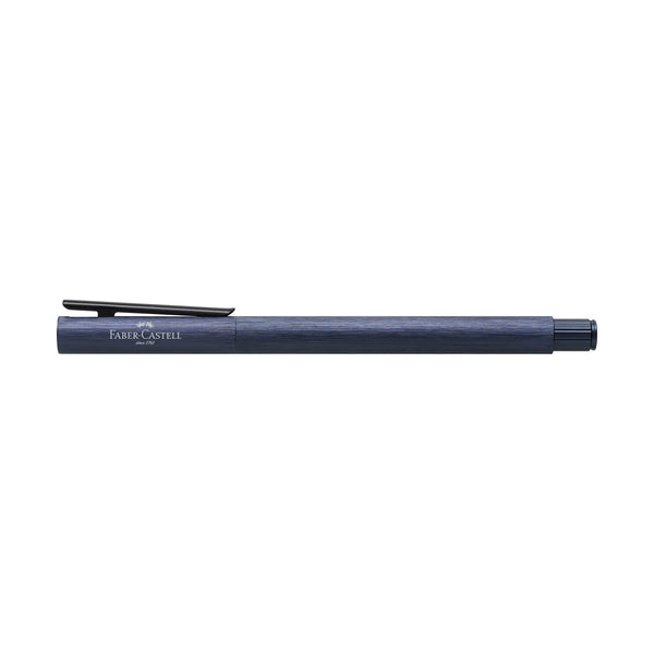 Load image into Gallery viewer, Faber-Castell NEO Slim Rollerball Pen, Aluminum Dark Blue
