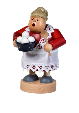 KWO Grandmother with Dumplings - 7.9" - Incense Smoker