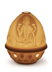 Lladro Goddess Lakshmi Lithophane - Votive