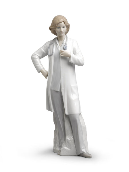 Load image into Gallery viewer, Lladro Female Doctor Figurine
