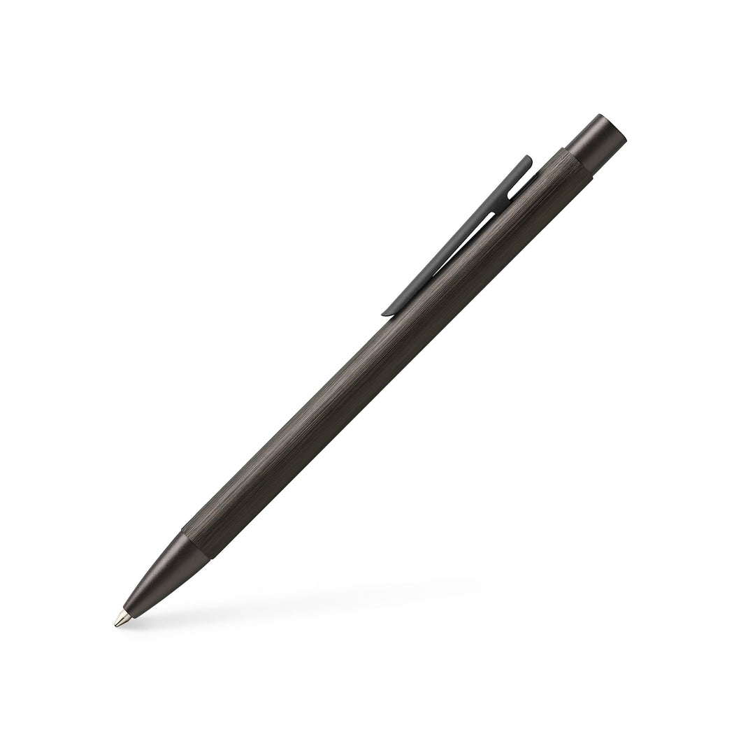 Faber-Castell NEO Slim Ballpoint Pen, Aluminum Gunmetal