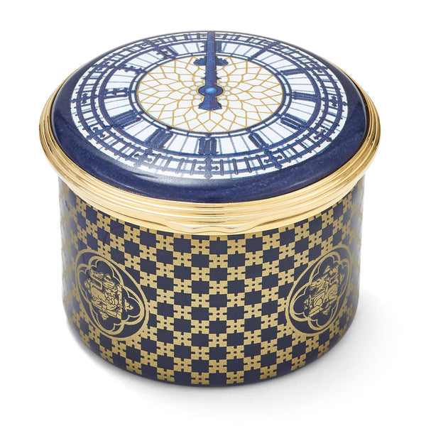 Load image into Gallery viewer, Halcyon Days &quot;Big Ben Chimes 100th Anniversary&quot; Musical Enamel Box
