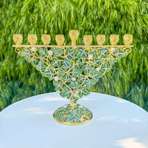 Load image into Gallery viewer, Olivia Riegel Ivy Menorah
