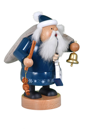 KWO Santa Claus, Blue - 7.9" - Incense Smoker