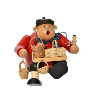 KWO Basket Trader, Sitting - 5.9" - Incense Smoker