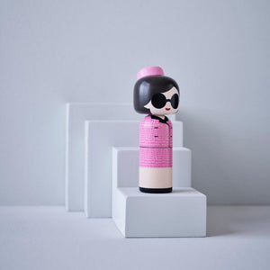 Lucie Kaas Sketch.inc - Kokeshi Doll - Jackie, H23.5 cm Large